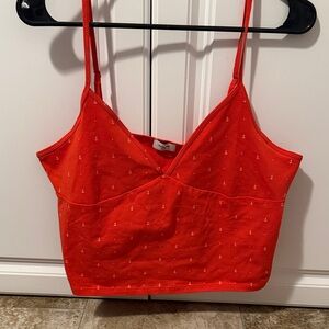 NWT Sunday Best Red Anchor Print Camisole Top - XL